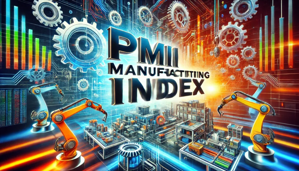 "Graph illustrating the Manufacturing Purchasing Managers' Index (PMI) for India."